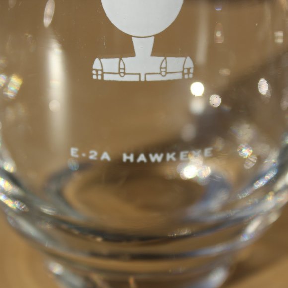Vintage 1960 Grumman O.A.O E-2A Hawkeye Gulfstream OV-1 Mohawk glasses w/Handles - Picture 5 of 12